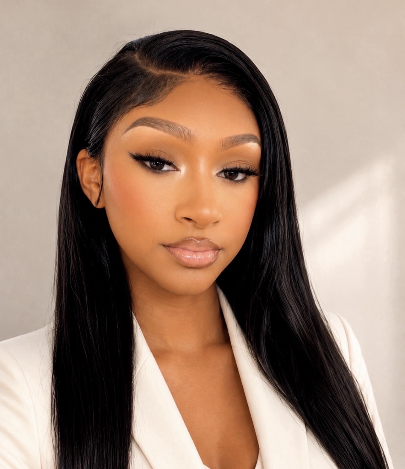 Ayanna “Yanni” McLean, founder of Yanni Avenue, in a cream blazer